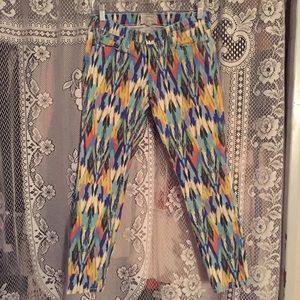 current elliott stiletto multi arrow jeans 27